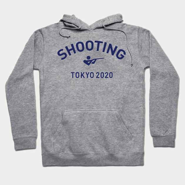 Shooting Olympics Tokyo 2020 Games pictograms Hoodie by Aldebaran